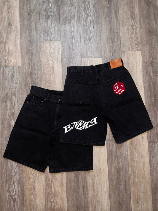 ENEME Apparel "Dice" Denim Shorts
