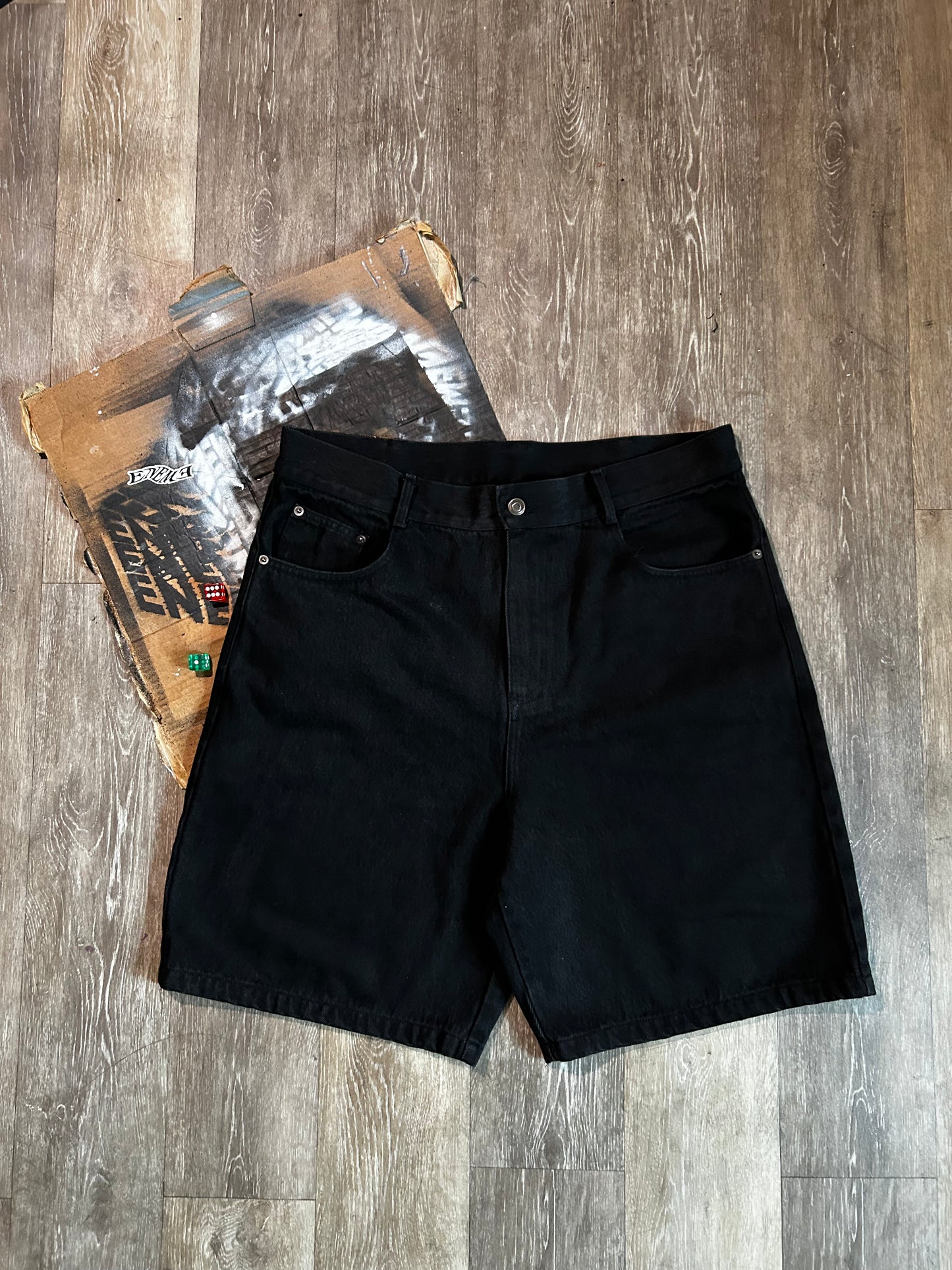 ENEME Apparel "Dice" Denim Shorts