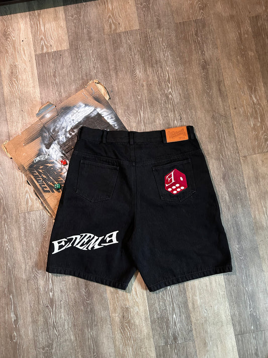 ENEME Apparel "Dice" Denim Shorts